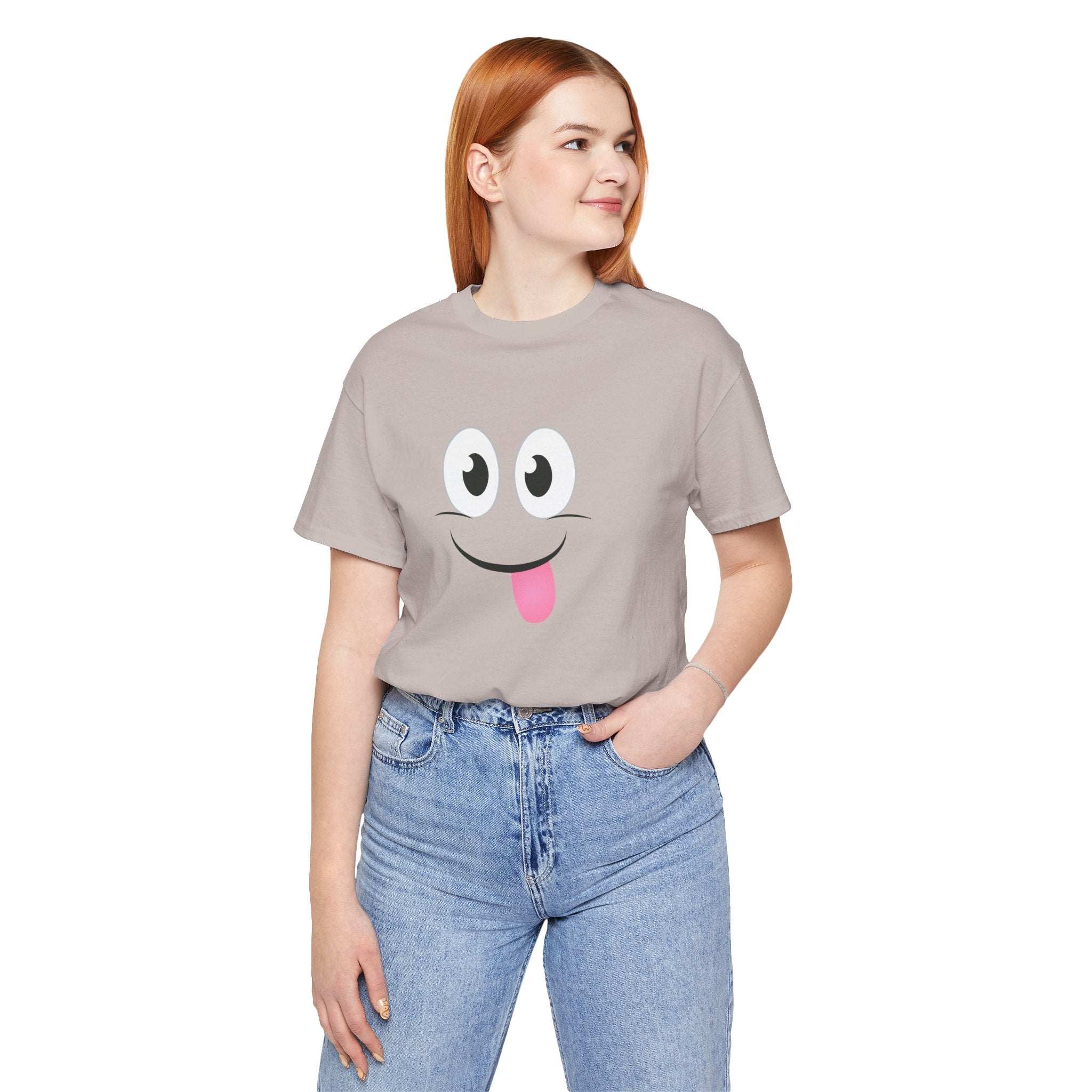 Yum Smile T-Shirt, Cute Graphic Tee, Food Lover Gift, Unisex Top, Funny Saying Shirt, Short Sleeve Tee