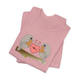 Robins in love Unisex Jersey Short Sleeve Tee