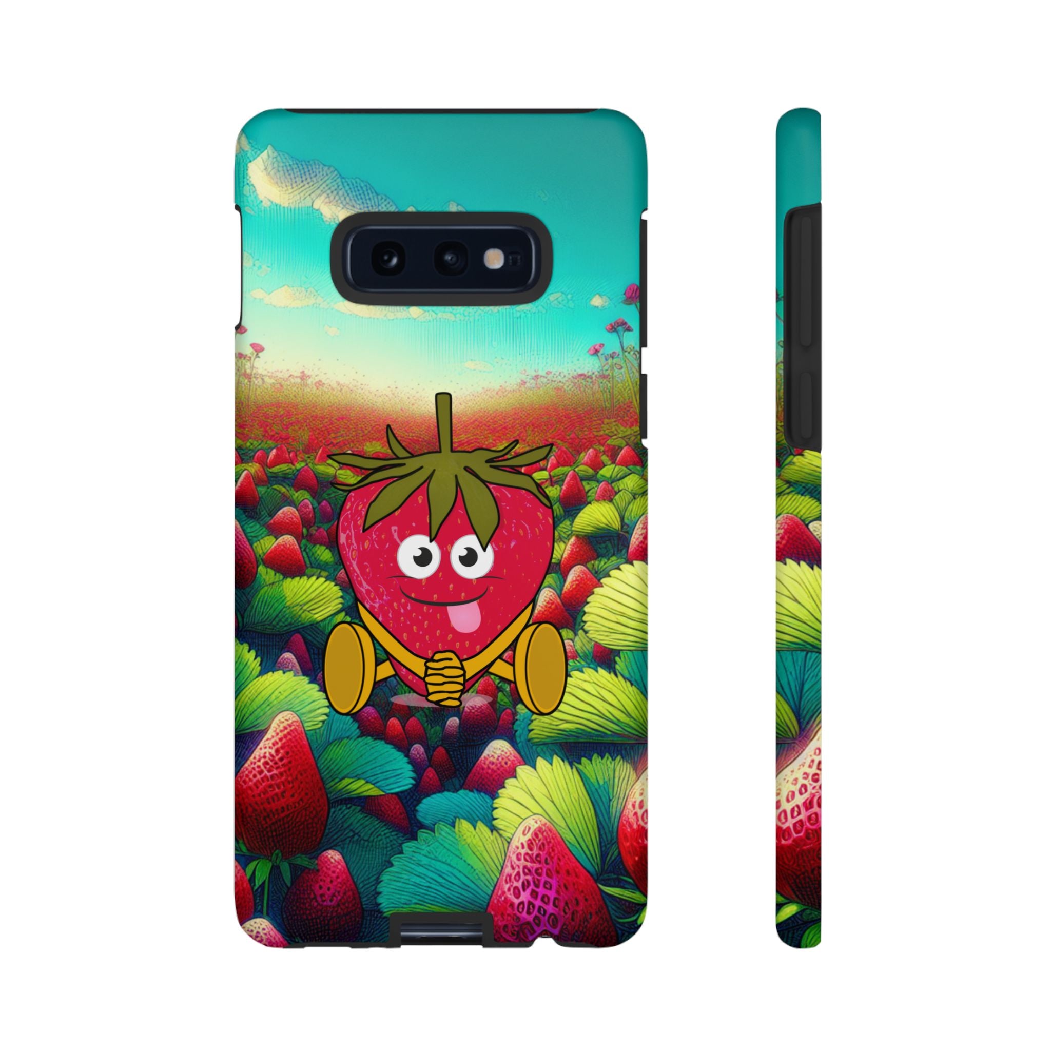 Cute Strawberry in the strawberry fields Tough Cases