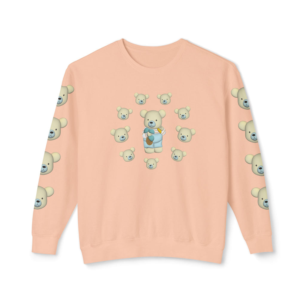 Garden Bear and Bear Heads Sweatshirt, Cute Wildlife Jumper, Nature Lover Gift, Cozy Outdoor Apparel, Woodland Animal Clothing, Forest