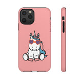 Kawaii Unicorn Tough Cases for iPhone Galaxy and Google Pixel