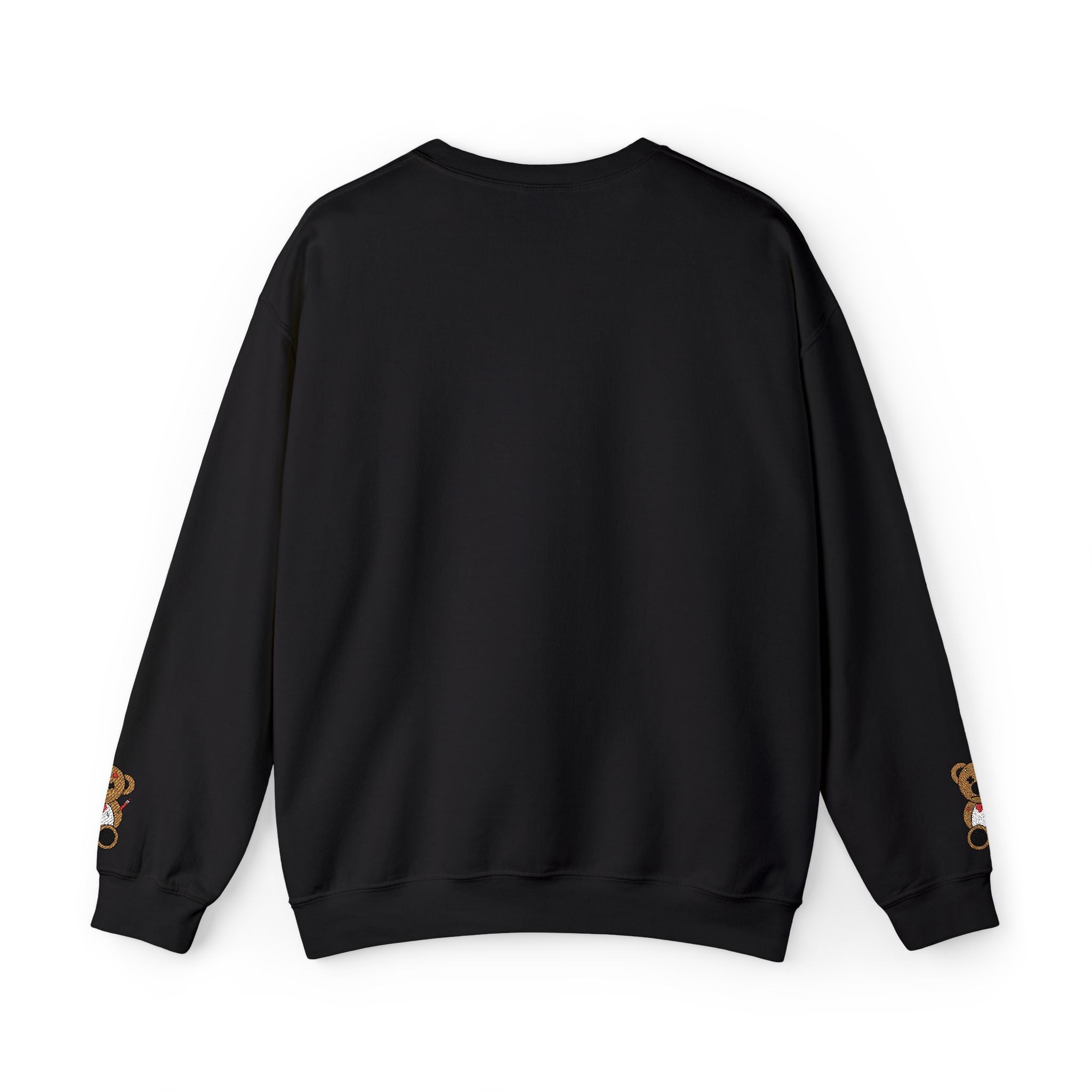 Embroidered Little Teddy Bear Crewneck Sweatshirt