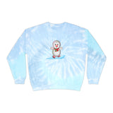 Kawaii Pinguin Sweatshirt, Cute Tie-Dye Jumper, Unisex Penguin Top, Colorful Winter Hoodie, Fun Animal Clothing