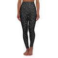 Glowing Butterflies Leggings, Yoga Pants, Activewear, Workout Gear, Nature Print, Women's Athleisure