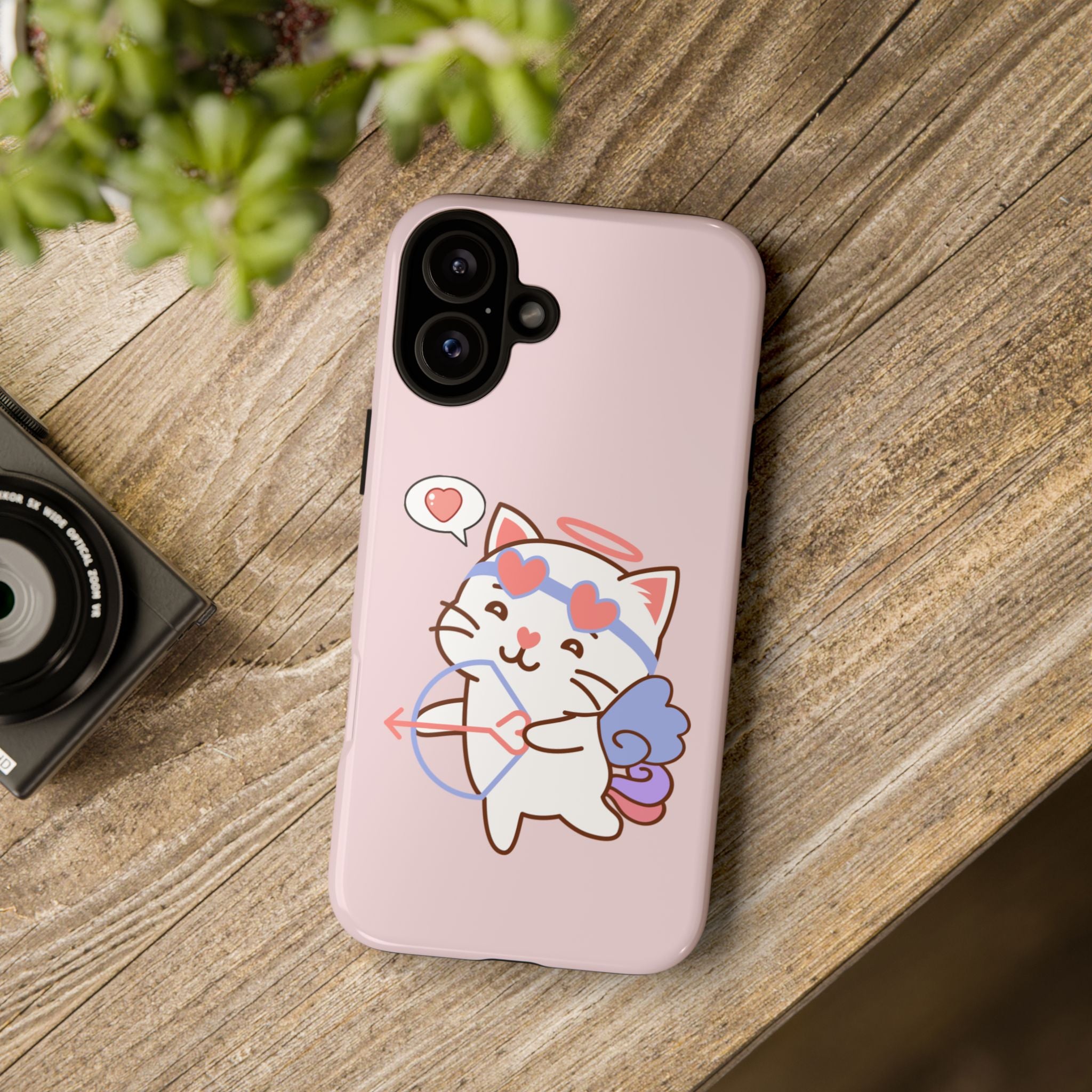 Phone Cases Cute Cupido Cat Valentine's Day Gift