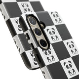 Chessboard with Cute Panda Tough Cases