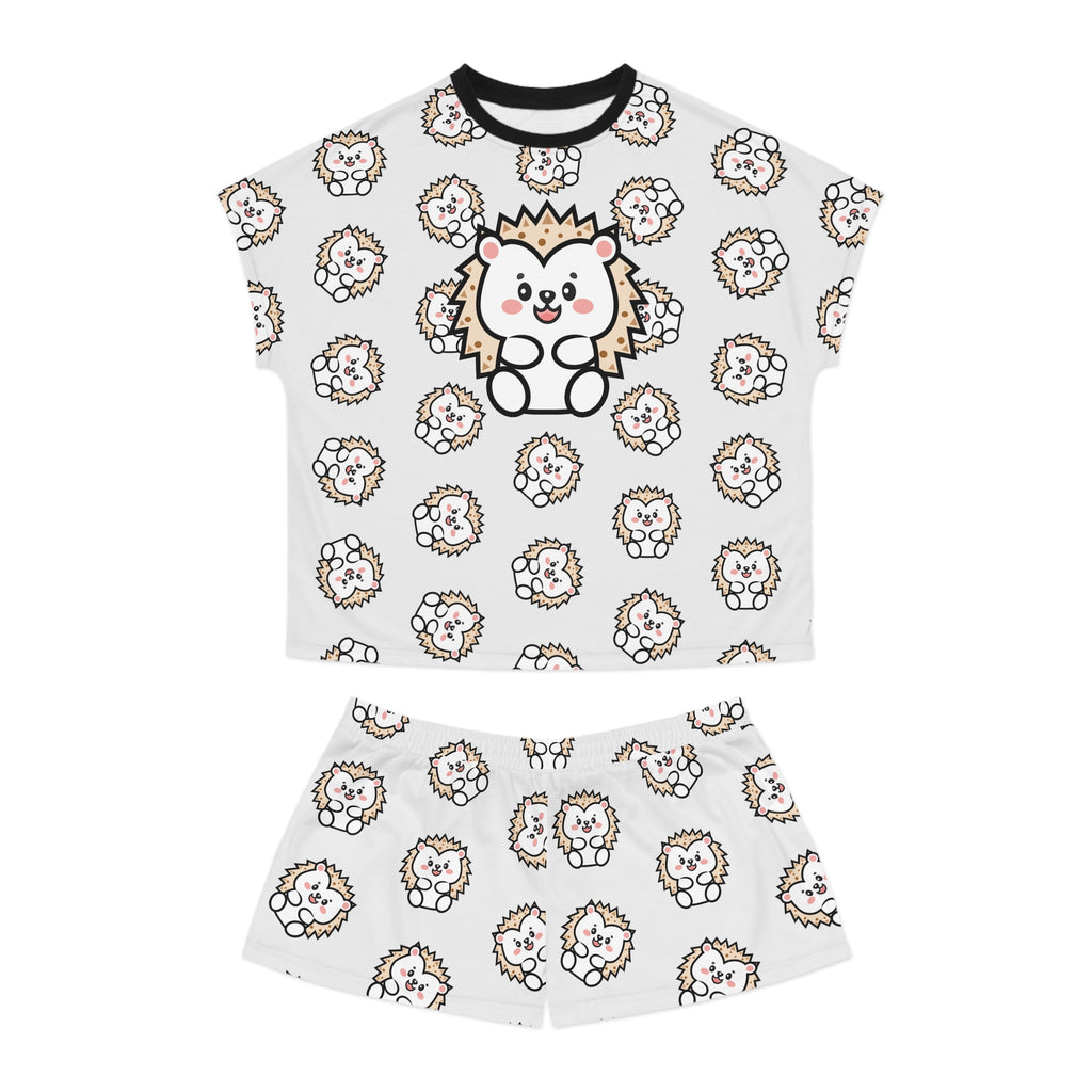 Happy Kawaii Hedgehog Pajama Set - Cute PJ Shorts - Adorable Sleepwear