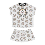 Happy Kawaii Hedgehog Pajama Set - Cute PJ Shorts - Adorable Sleepwear