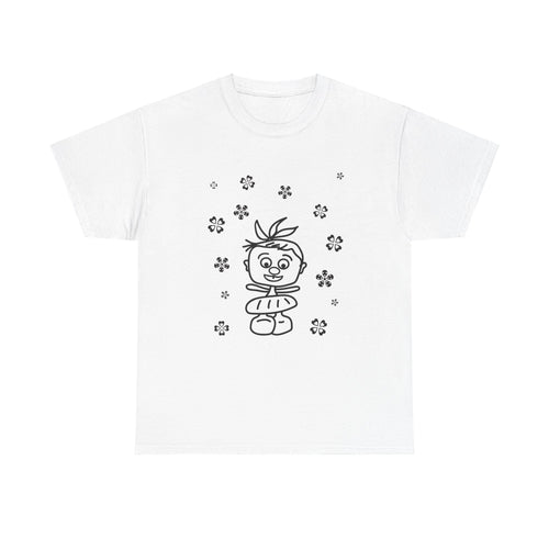 Camila's Flowers Heavy Cotton Tee