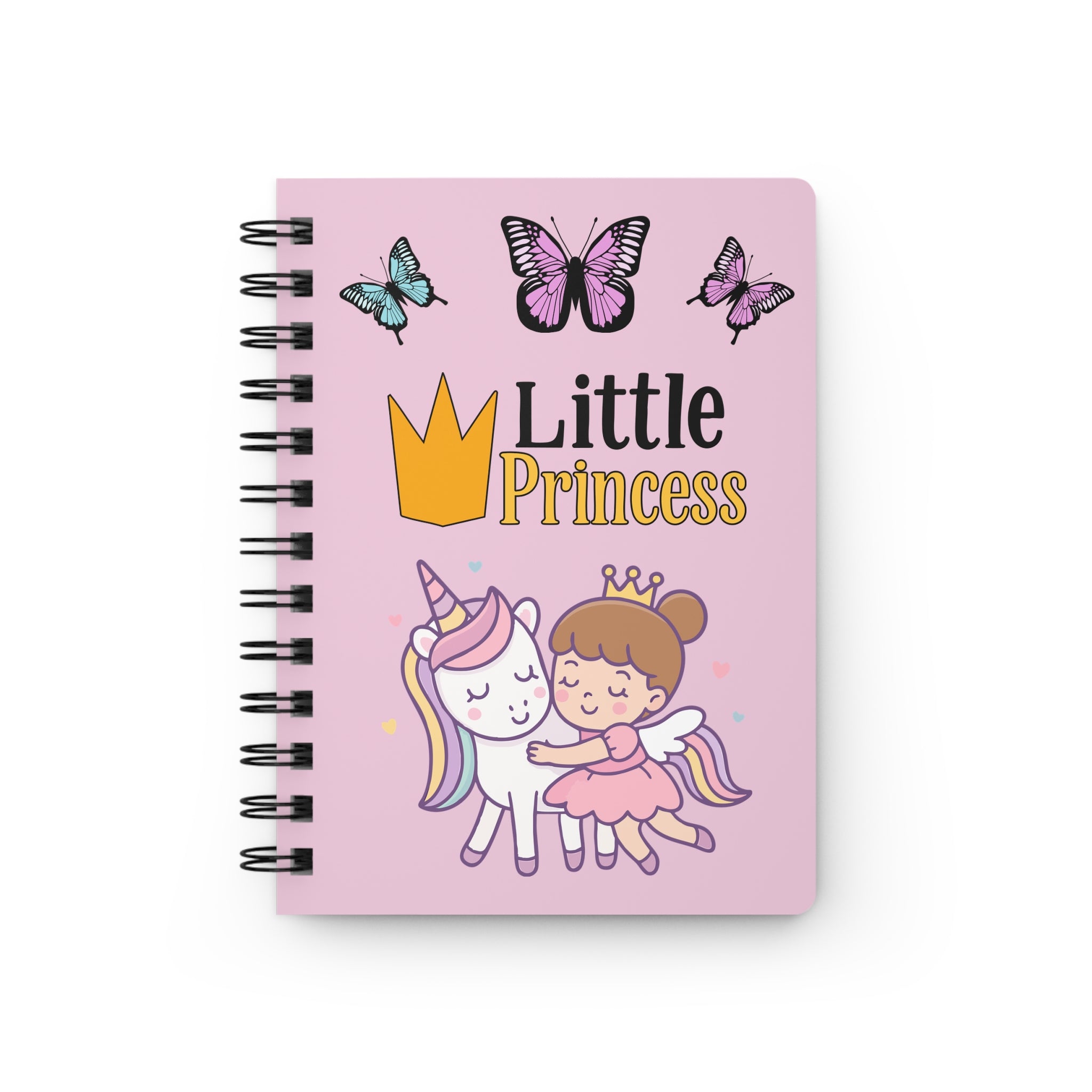 Little Princess Unicorn Spiral Notebook