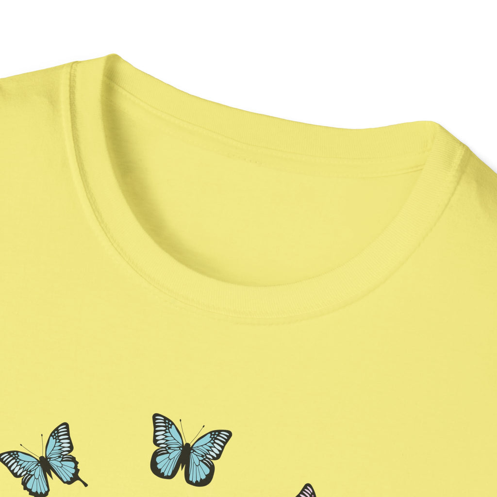 Koala Heart T-Shirt, Cute Animal Tee, Butterfly Graphic Shirt, Nature Lover Gift, Wildlife Lover Top