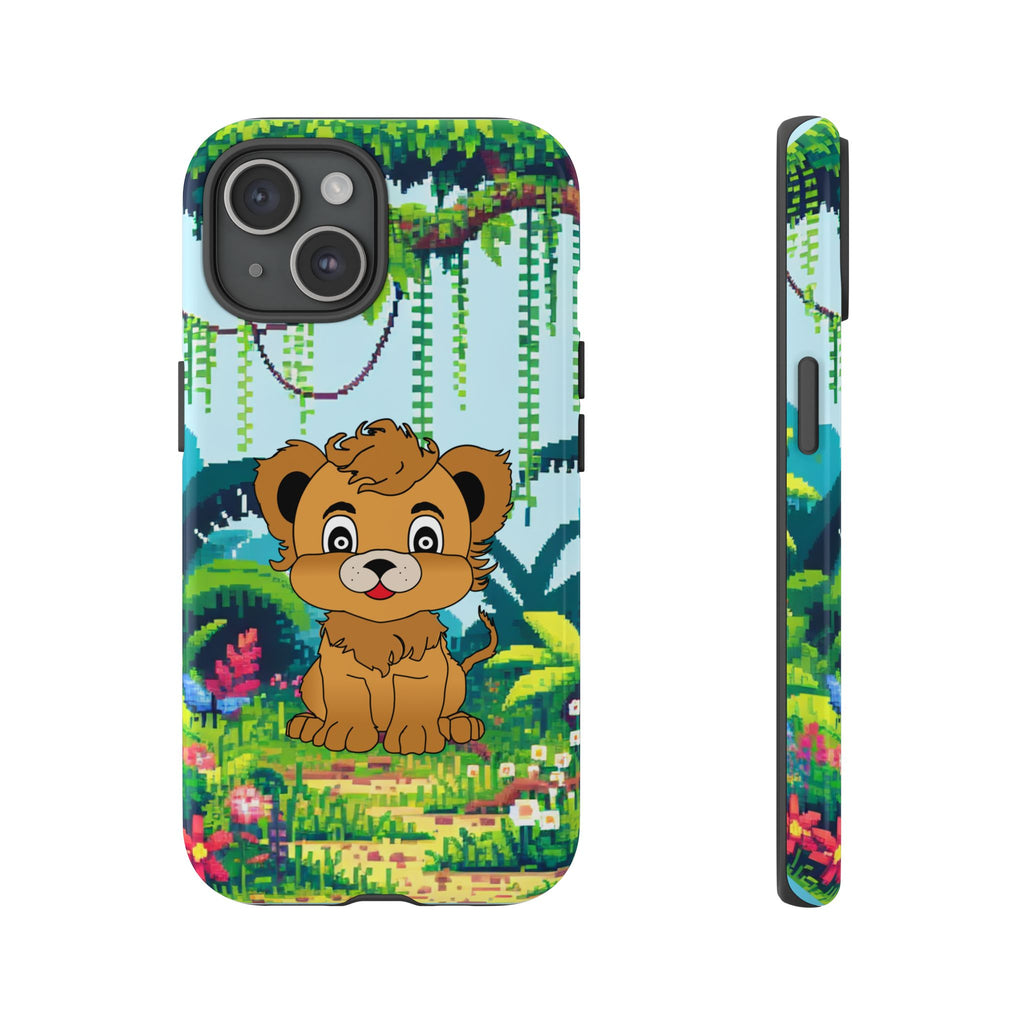 Cute Lion in the Jungle Tough Cases