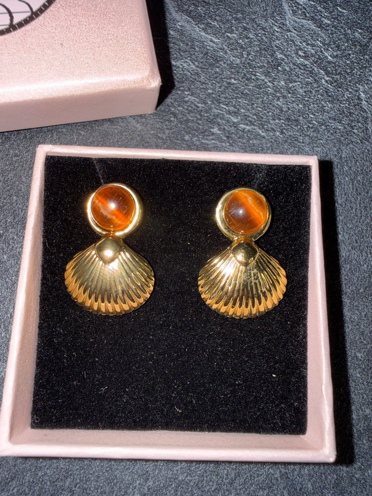 Gold-Tone Statement Earrings – Cute Stainless Steel Style Jewelry