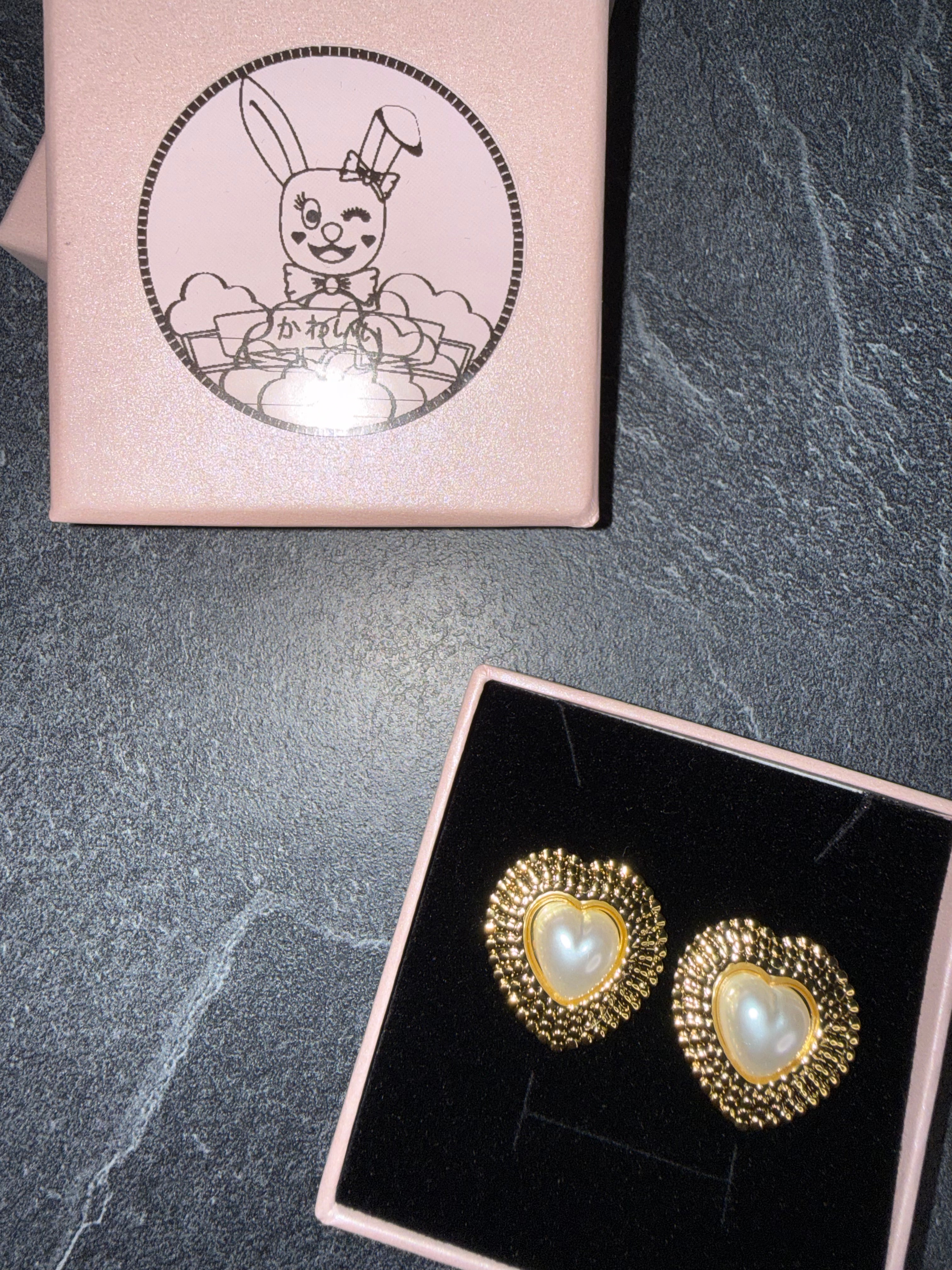 Gold-Tone Statement Earrings – Cute Stainless Steel Style Jewelry