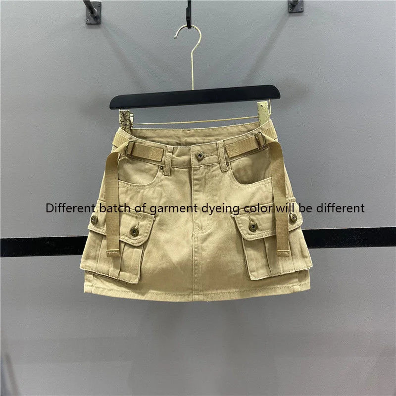 Women’s Summer Denim Mini Skirt – Casual Short Skirt with Pockets | Cute Fashion Outfit