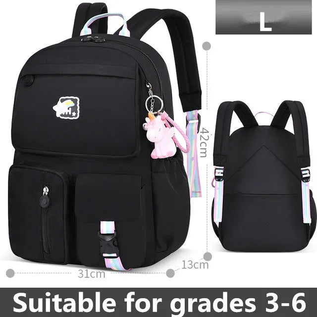 Korean fashion shoulder school bag (Waterproof)