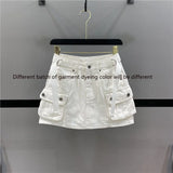 Women’s Summer Denim Mini Skirt – Casual Short Skirt with Pockets | Cute Fashion Outfit