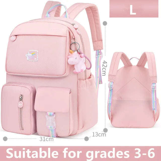Korean fashion shoulder school bag (Waterproof)