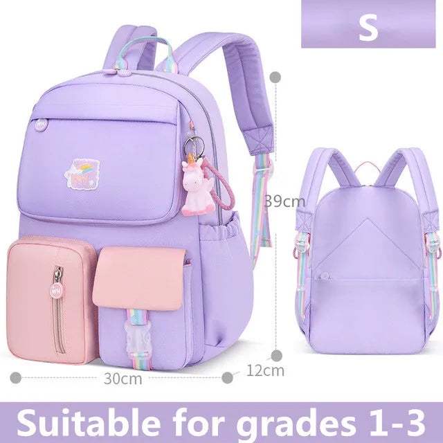 Korean fashion shoulder school bag (Waterproof)
