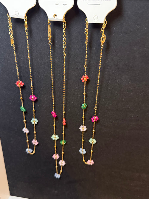 18K Gold PVD Stainless Steel Necklace – Waterproof Layering Jewelry