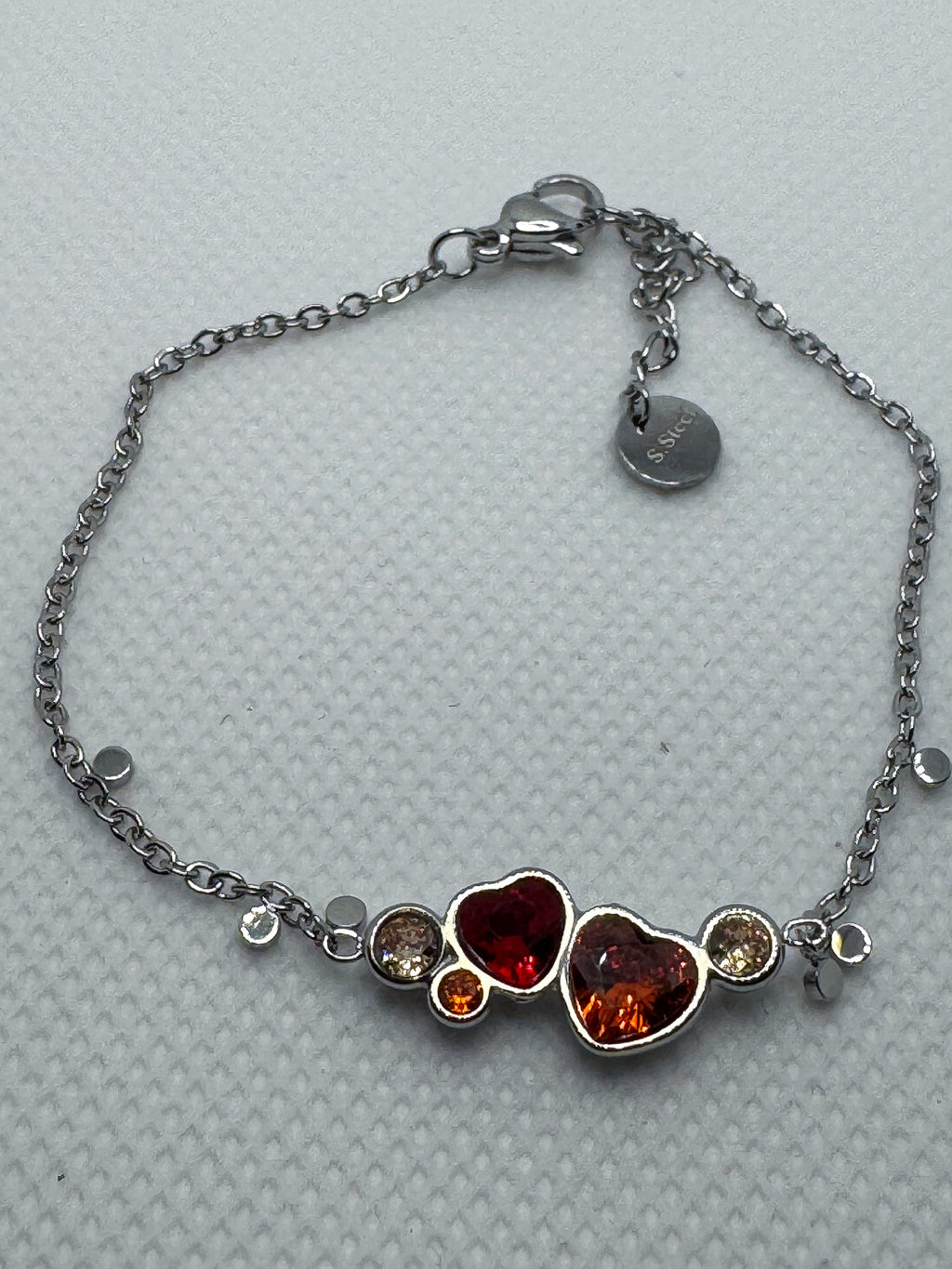 Red Heart Bracelet – Red Heart Stainless Steel Bracelet | Gold & Silver