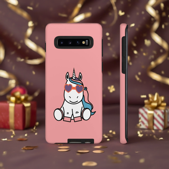 Kawaii Unicorn Tough Cases for iPhone Galaxy and Google Pixel