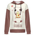 Kawaii Panda Cheese Women’s Relaxed Fit Hoodie-Super Heavy 375g