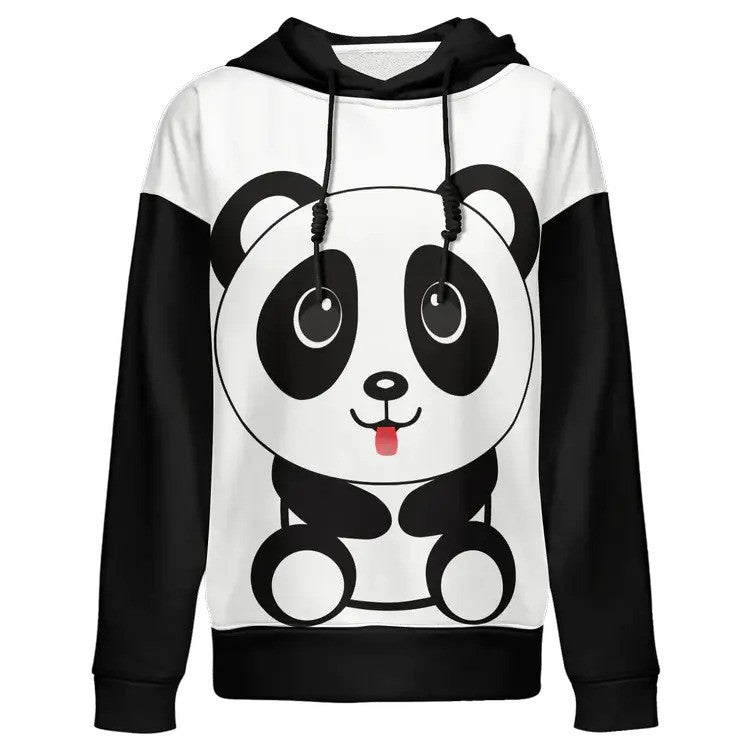 Kawaii Panda Women’s Relaxed Fit Hoodie-Super Heavy 375g
