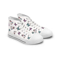 Kawaii Unicorn Women's High Top Sneakers, Cute Sneaker Shoes, Magical Fairy Tale Unicorn Footwear, Gift for Unicorn Lovers, Unicorn
