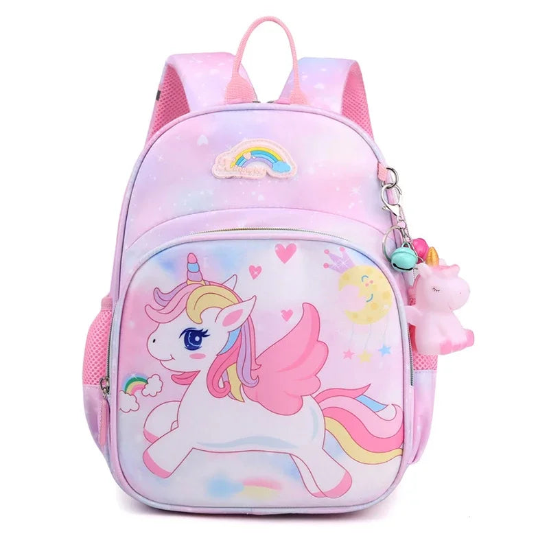 New Unicorn Backpack for Girls – Cartoon Pink Princess School Bag | Kids Satchel, Kindergarten Bookbag, Mochila Infantil Escolar