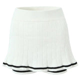 Autumn New Fashion Sweet Twist Elastic Knitted Mini Skirt Sexy Slim Shorts Skirts Chic Sports Skorts