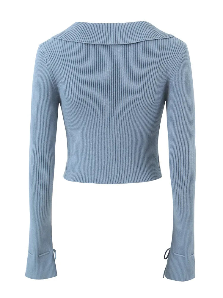 Kawaii Chu Sau Autumn Knit Cardigan & Slim Camisole Set
