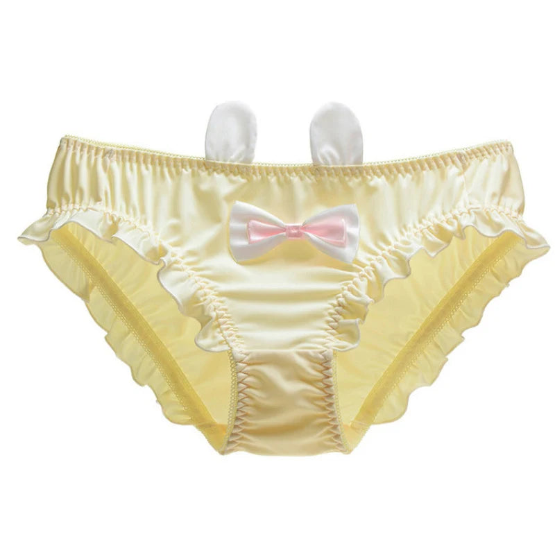 White Lolita Bunny Panties | Kawaii Ruffle Underwear