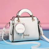 Women’s Fashion Cat Handbag – Top Handle Satchel & Shoulder Bag | Cute & Stylish Purse for Ladies