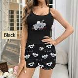 Women’s Pajama Set – Soft Camisole and Shorts Sleepwear | Lightweight, Breathable, Printed Loungewear