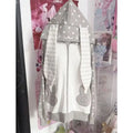 Japanese Kawaii Strawberry Hoodie – Women’s Pink Patchwork Lace Polka Dot Overcoat | Sweet Loose Autumn Coat 2025