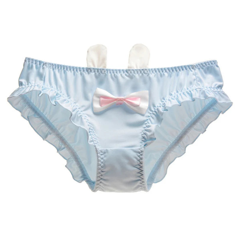 White Lolita Bunny Panties | Kawaii Ruffle Underwear