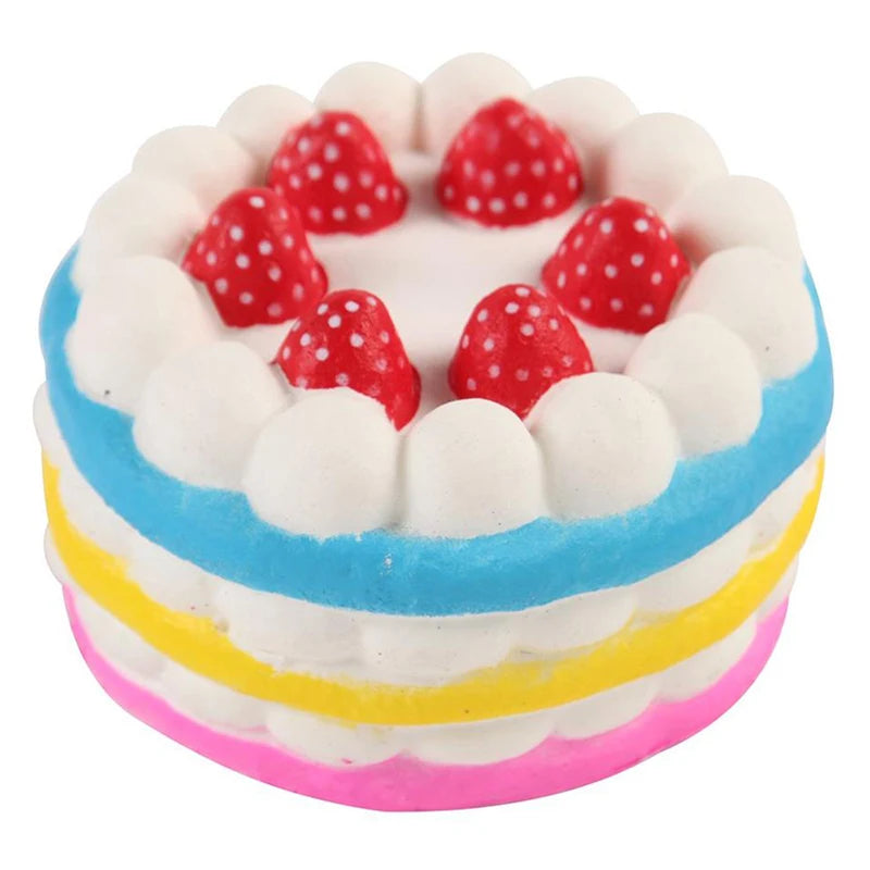 Jumbo Cute Popcorn Cake Hamburger Squishy Unicorn Milk Slow Rising  Squeeze Toy Scented Stress Relief for Kid Fun Gift Toy