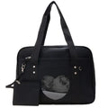 Japanese Preppy Style  Pink Uniform Shoulder School Bags for Women Girls Canvas Large Capacity Casual Luggage Handbags Totes