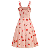 Summer 2024 Vintage Dresses - Strapless Rockabilly Style in Floral, Dot, & Strawberry Prints