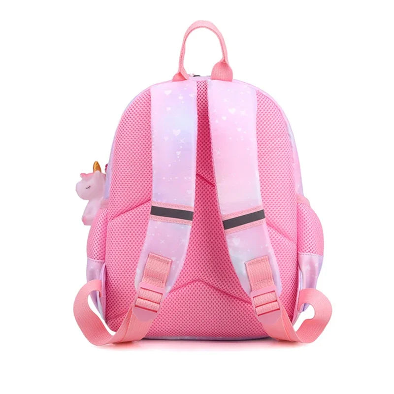 New Unicorn Backpack for Girls – Cartoon Pink Princess School Bag | Kids Satchel, Kindergarten Bookbag, Mochila Infantil Escolar