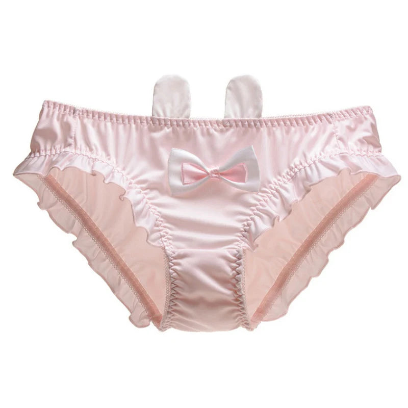 White Lolita Bunny Panties | Kawaii Ruffle Underwear
