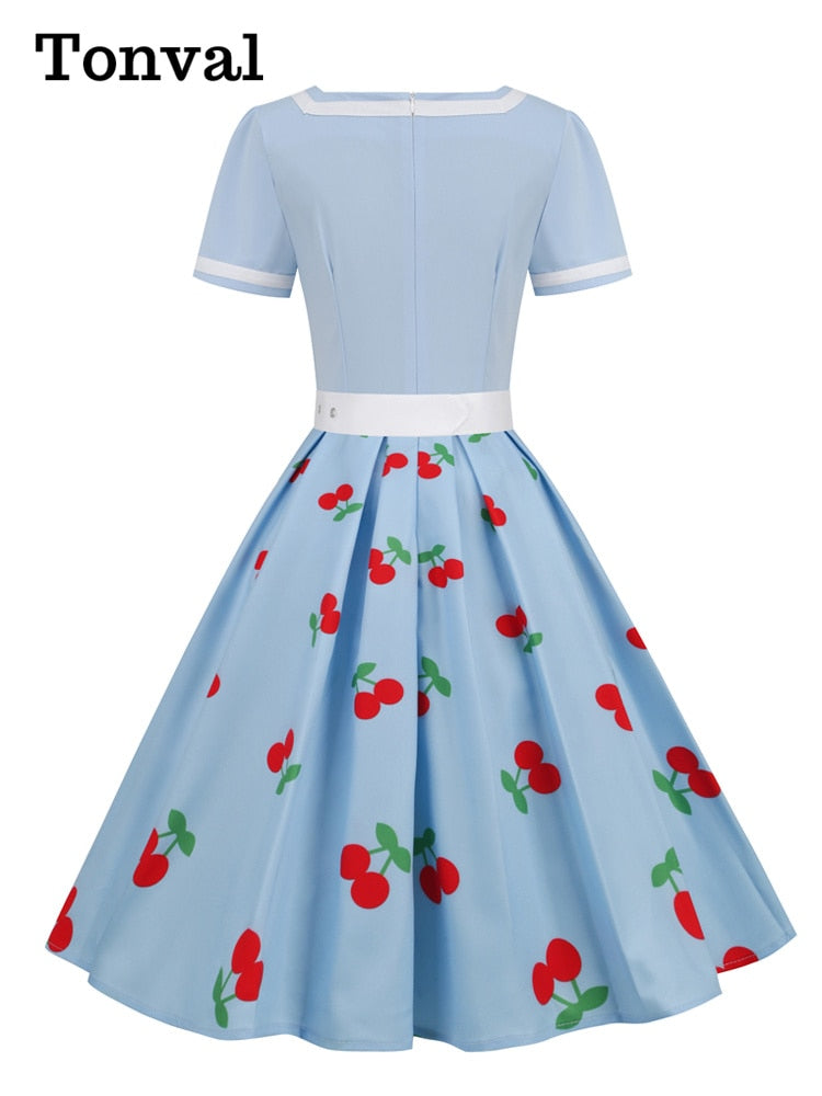Strawberry Delight a Nostalgic Journey Through 50s Pinup Elegance