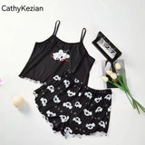 Women’s Pajama Set – Soft Camisole and Shorts Sleepwear | Lightweight, Breathable, Printed Loungewear