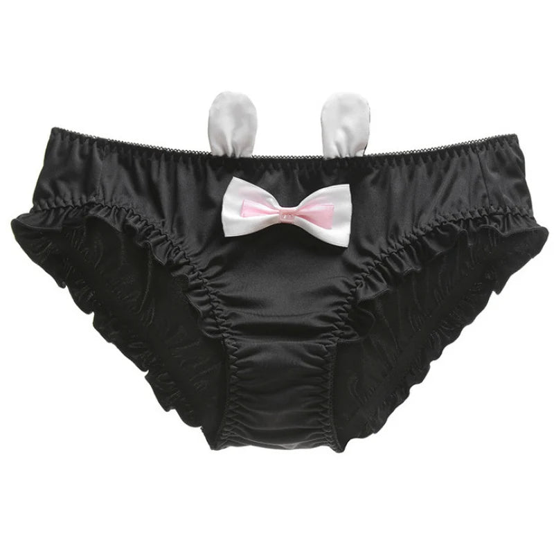 White Lolita Bunny Panties | Kawaii Ruffle Underwear