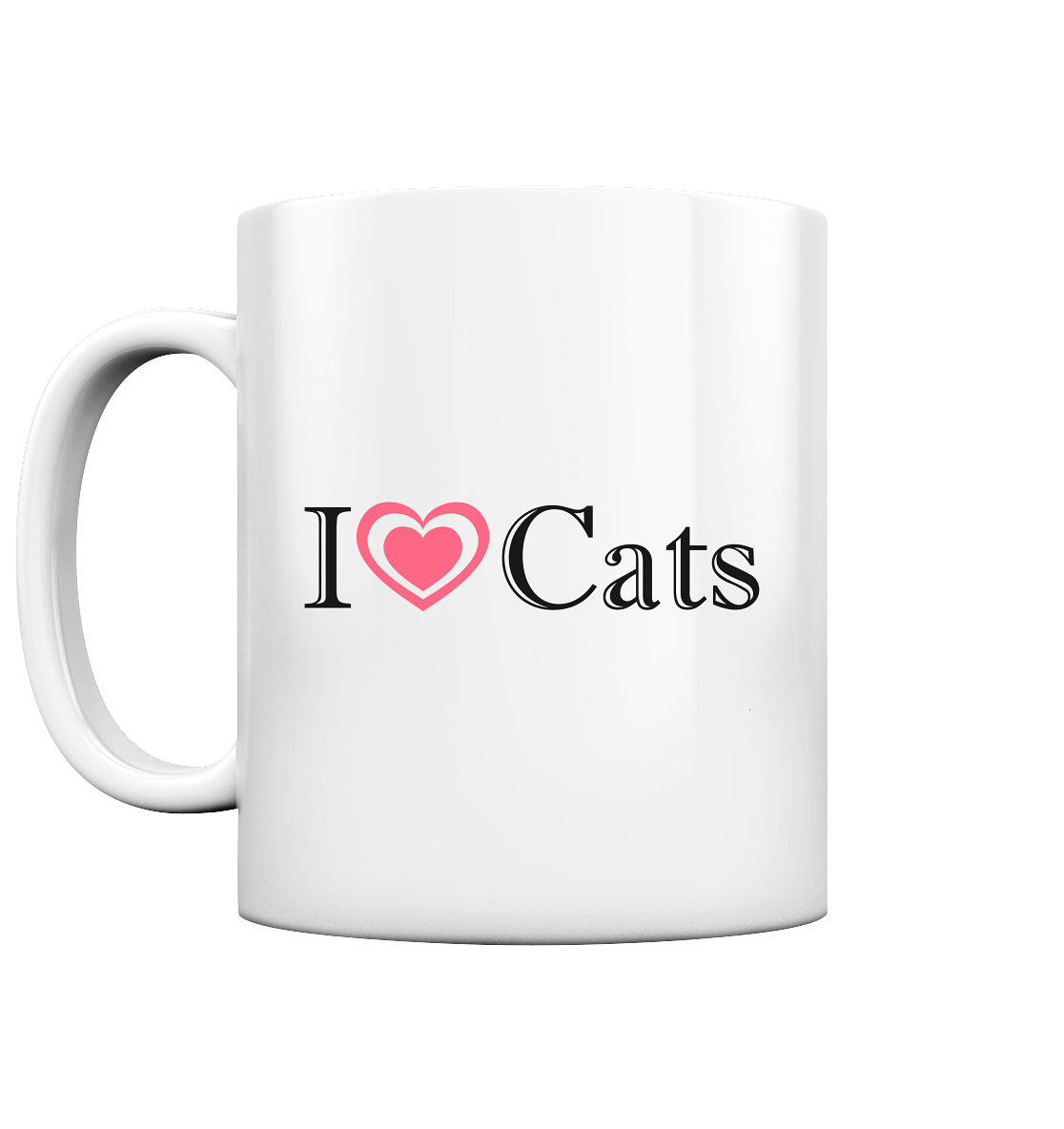 Kawaii Mug I Love Cats - Tasse glossy - Caty - Tasse glossy