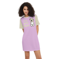 I am your Plush Bear Short-Sleeve T-Shirt Dress-Heavyweight 225g