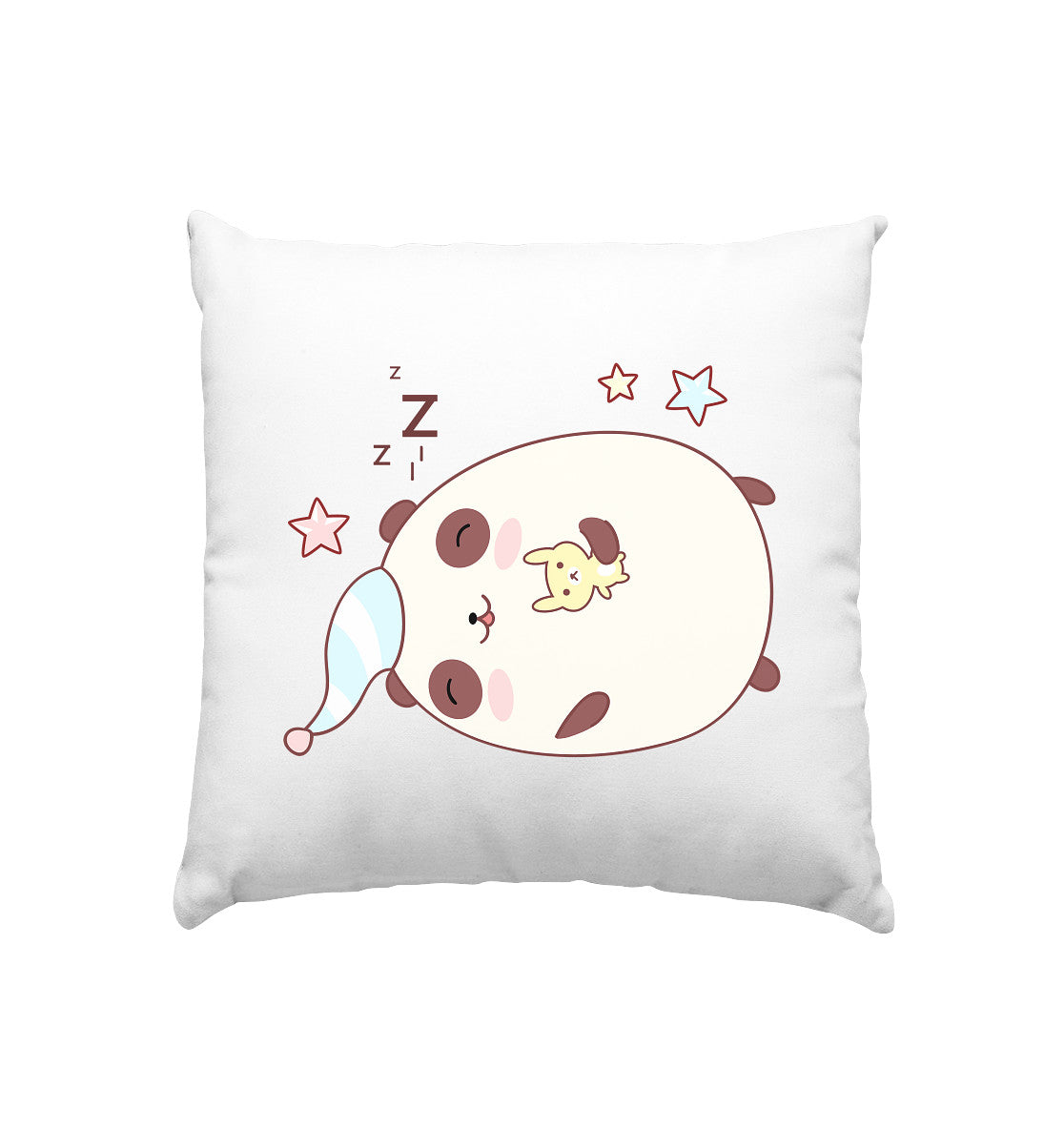 Kawaii Cute Panda Sleeping - Pillow 40x40cm