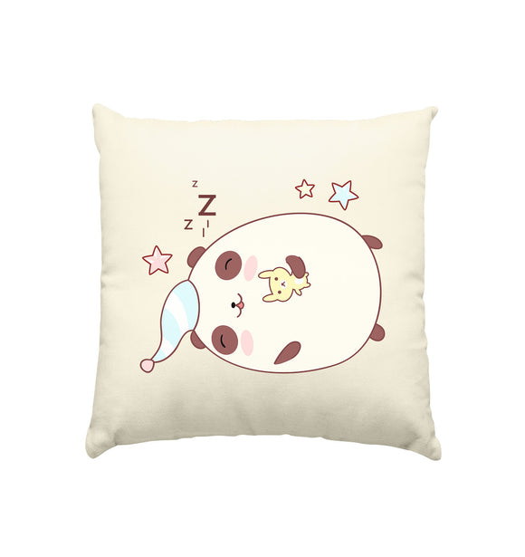 Kawaii Cute Panda Sleeping - Natural Pillow 40x40cm