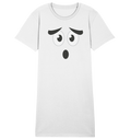 Kawaii Impressive Face Ladies Organic Shirt Dress - Sleepwear